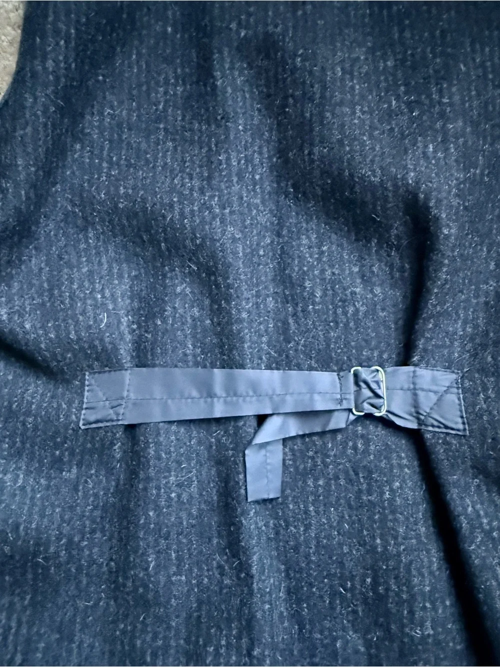 VTG Woolrich Men’s Wool Mackinaw Buckle Back Full Zip Vest Jacket USA Sz 48